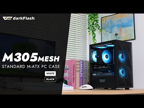 【darkFlash】M305 Mesh M-ATX PC Case Showcase
