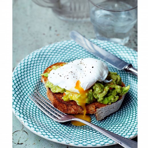 Avocado and poached egg on toast recipe