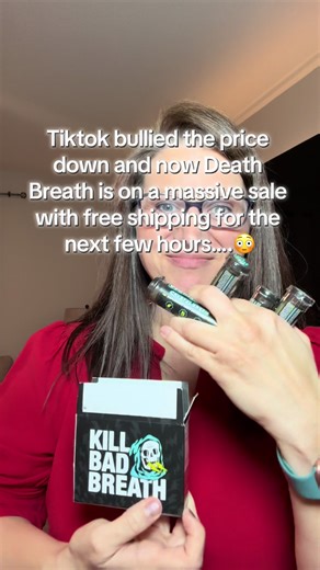 Disclaimer: final price is shown in cart. Final cost, shipping, coupon, and discounts may vary and are subject to change. Promotions may change or end without notice. #deathbreath #badbreath #goodbreath