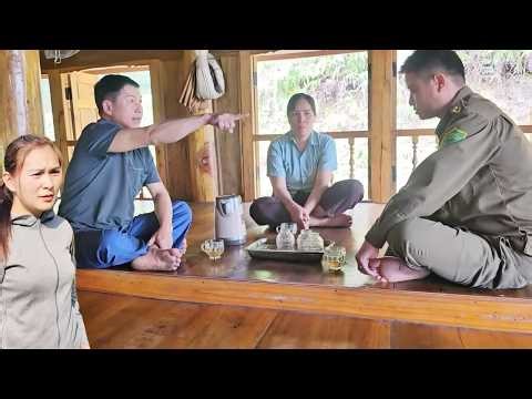 Luyen's father became hesitant when his wife asked about him staying out overnight