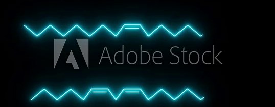 neon Oleic Acid and Linoleic Acid Chemical Structures on black Background. glowing chemical formula of Oleic Acid and Linoleic Acid. Oleic Acid and Linoleic Acid Molecule Structure icon animation.