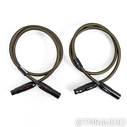 WireWorld Gold Eclipse 7 XLR Cables; 1m Pair Balanced Interconnects