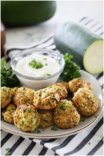 Parmesan Zucchini bites recipe