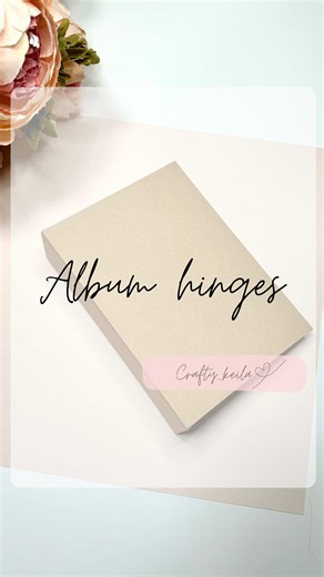 Creating Paper Hinges for Scrapbooking