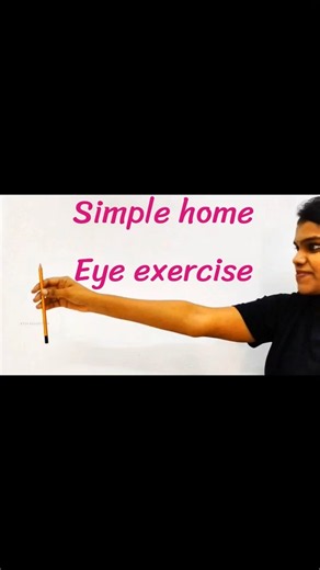 Quick eye exercise - Pencil push up for Convergence insufficiency #eye #optometry #visiontherapy