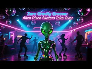Zero Gravity Groove: Alien Disco Skaters Take Over!