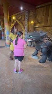 Meeting Toothless 🐉 at the Isle of Berk in Epic Universe!!!