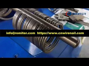 Automatic Circlips Rings Bending Making Machine