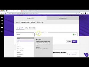 Author Searching Web of Science @ UIC