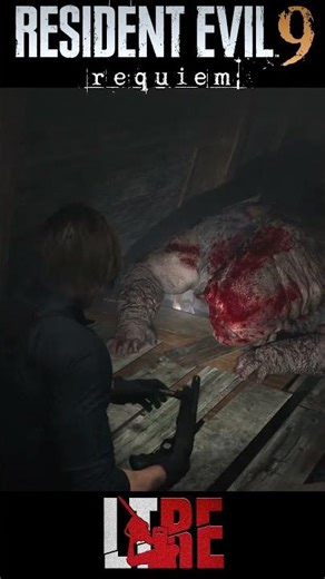 LEON VS BIG CHUNK! #residentevil #rebhfun #re9