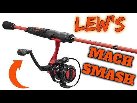 Lew's Mach Smash Spinning Reel Combo Review!