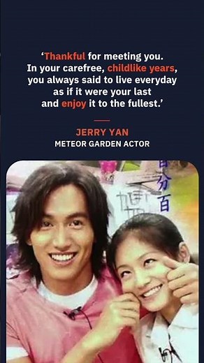 Jerry Yan bids farewell to 'Meteor Garden' partner Barbie Hsu