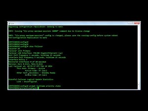 Cisco ASA Active Standby Failover Configuration