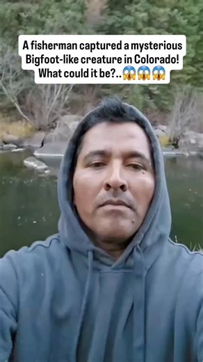 Scary_Encounter5 on Instagram: "A man named Alex went fishing in a hidden spot deep in Colorado. Everything was calm at first — until he started to feel like something was watching him. As he looked around the quiet forest, his eyes caught a glimpse of a strange figure perched on a tree, staring right at him. He believes it might have been a young Bigfoot. What do you think about it? 🤔 Could it be a Bigfoot, a Skinwalker, or something else entirely? Credit - Alex Garcia / TT Follow 