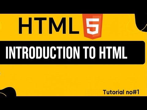 HTML for beginners | chapter 1 - introduction to HTML.