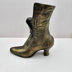 Vintage Brass Victorian Boot - Etsy Canada