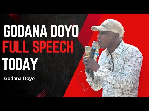 Former Governor Godana Doyo Addressing The Crowds