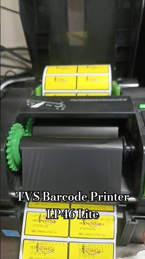 TVS LP 46 Lite Ribbon Installation#printer #barcodeprinter