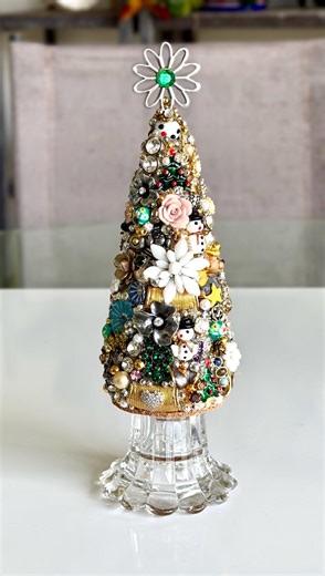 Jeweled Mini Christmas Tree - Etsy