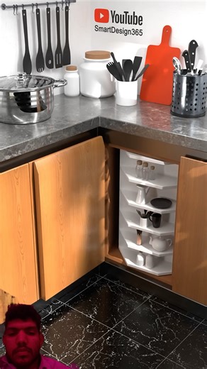 Modular kichan corner design #kitchen #interiormaster #opulentinteriors #kitchendesign #furniture