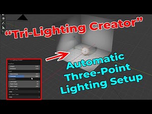 How to do a 3 Point Lighting Setup in Blender
