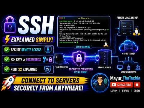 🔐 SSH (Secure Shell) Explained