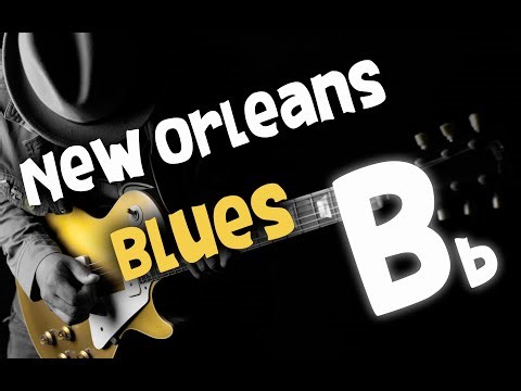 Blues Backing Track Jam - Ice B. - New Orleans blues in Bb