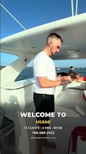 Welcome to Miami | Yacht Charter Party | Rent Boat in Miami
