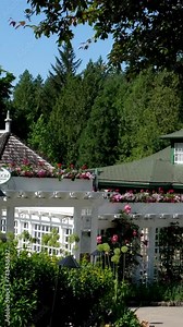 The famous gardens of Butchert on Victoria Island. Canada. The Butchart Gardens