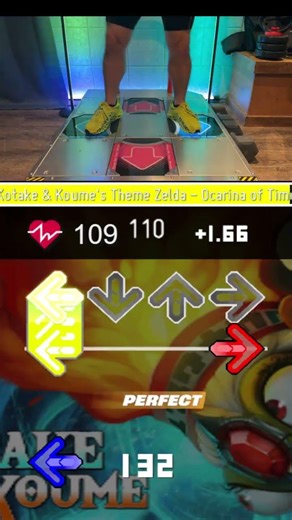 Koume and Kotake's Theme from Zelda - Ocarina of Time #ddr #dancedancerevolution #stepmania #shorts