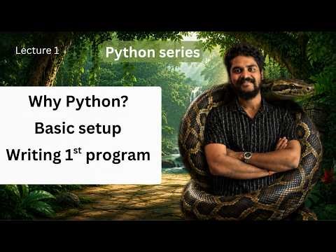 Learn Python From Scratch in Hindi 🚀 | Complete Beginner Guide | Lecture 1