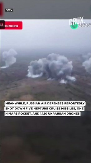 Russia, Ukraine Trade Strikes & Down Drones as Moscow Claims New Settlements