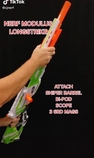 Nerf Modulus Longstrike Tutorial #nerf #nerff #nerfblaster #nerflife #nerfguns #howtouse #nerfmodulus