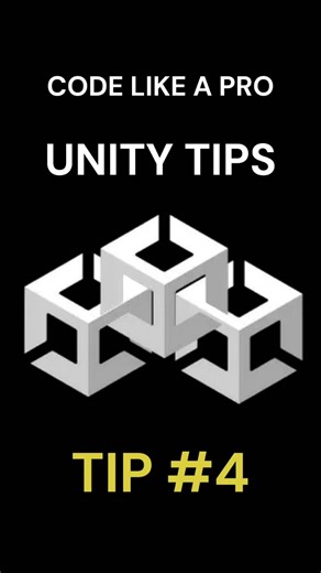 Unity Tips — Part 4 🎮 Level up your workflow and build faster, cleaner games. #UnityTips #GameDev #IndieDev #Unity3D #GameDevelopment