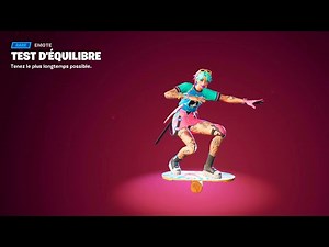 Fortnite - Balance Board Emote (Test d'équilibre)