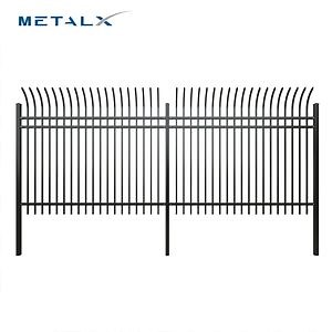 [Hot Item] Curved Metal Fence Panel Garden Metal Fence Perforated Metal Fencing