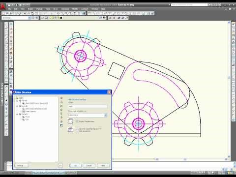 Automatic Hidden Lines - AutoCAD Mechanical 2011