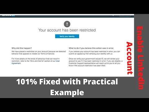 LinkedIn Account Restricted Verify Identity | Not able to access LinkedIn Account Temporary