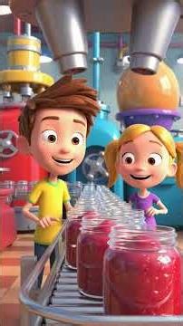 How Jam Is Made in Factory | Mixed Fruit Jam Process for Kids