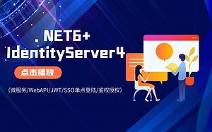 最新C#/.NET架构开发 .NET6 IdentityServer4全流程实践完整教程（微服务/WebAPI/JWT/SSO单点登陆/鉴权授权）B0460