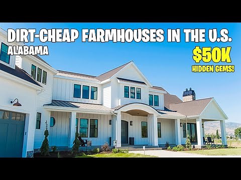 Dirt-Cheap Alabama Farmhouses with Land — Hidden Gems Under $50K