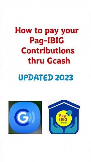 How To Pay Pag-IBIG Contributions Online thru Gcash App Tutorial Updated 2023