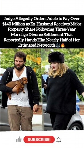 What's behind of all these divorce 💔?🎤Adele to Pay Over $140 Million her Ex-Husband🙇😢 #shorts