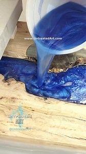18K views · 20 reactions | Pouring spalted Maple resin table, blue epoxy river ⚡ #UntreatedArt @untreatedart #epoxy #maple #handmade #coffeetable #epoxyresin #resintable #epoxyart #resin #wood #woodworking #interiordesign #handmade #woodshop #woodwork #woodworker #woodart #build #wooddesign #rivertable #maker | UnTreated | Facebook