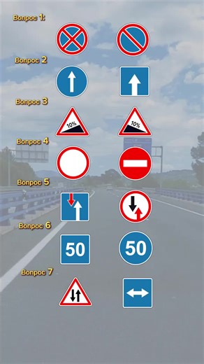 Знаки ПДД онлайн тест.#тестпдд #знакипдд #автошкола #обучающее | driving test