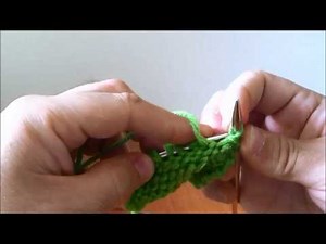 Purl Through the Back Loop (Ptbl) - Left Handed - English