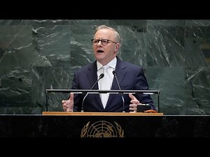 IN FULL: Anthony Albanese addresses the UN General Assembly