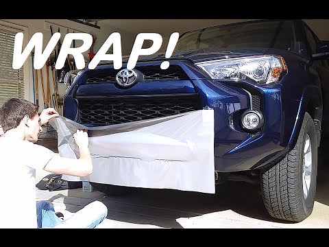 2016 Toyota 4Runner Front Bumper Vinyl Wrap
