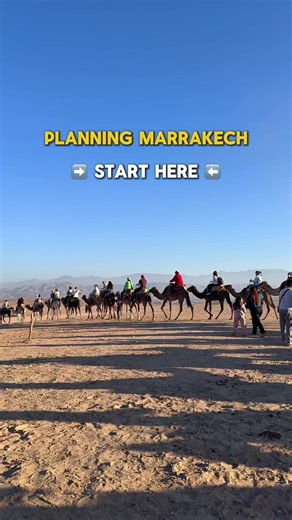 Start here before you plan your next trip to Marrakech 🇲🇦✨ If it’s your first time, this is the simple way to do Marrakech 👇 👉 Must see - Jemaa el-Fnaa (best at night) - Bahia Palace - Jardin Majorelle Medina souks rooftop views 👉 Stay - For your first trip, stay in a riad inside the Medina. It’s the easiest way to experience the real atmosphere 👉 Day trips - Atlas Mountains - Agafay Desert (add a sunset dinner here) - Ouzoud Waterfalls 👉 When to go - Spring autumn for comfortable tempera