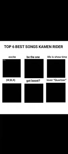 Top 6 Lagu Kamen Rider Terbaik dan Favorit